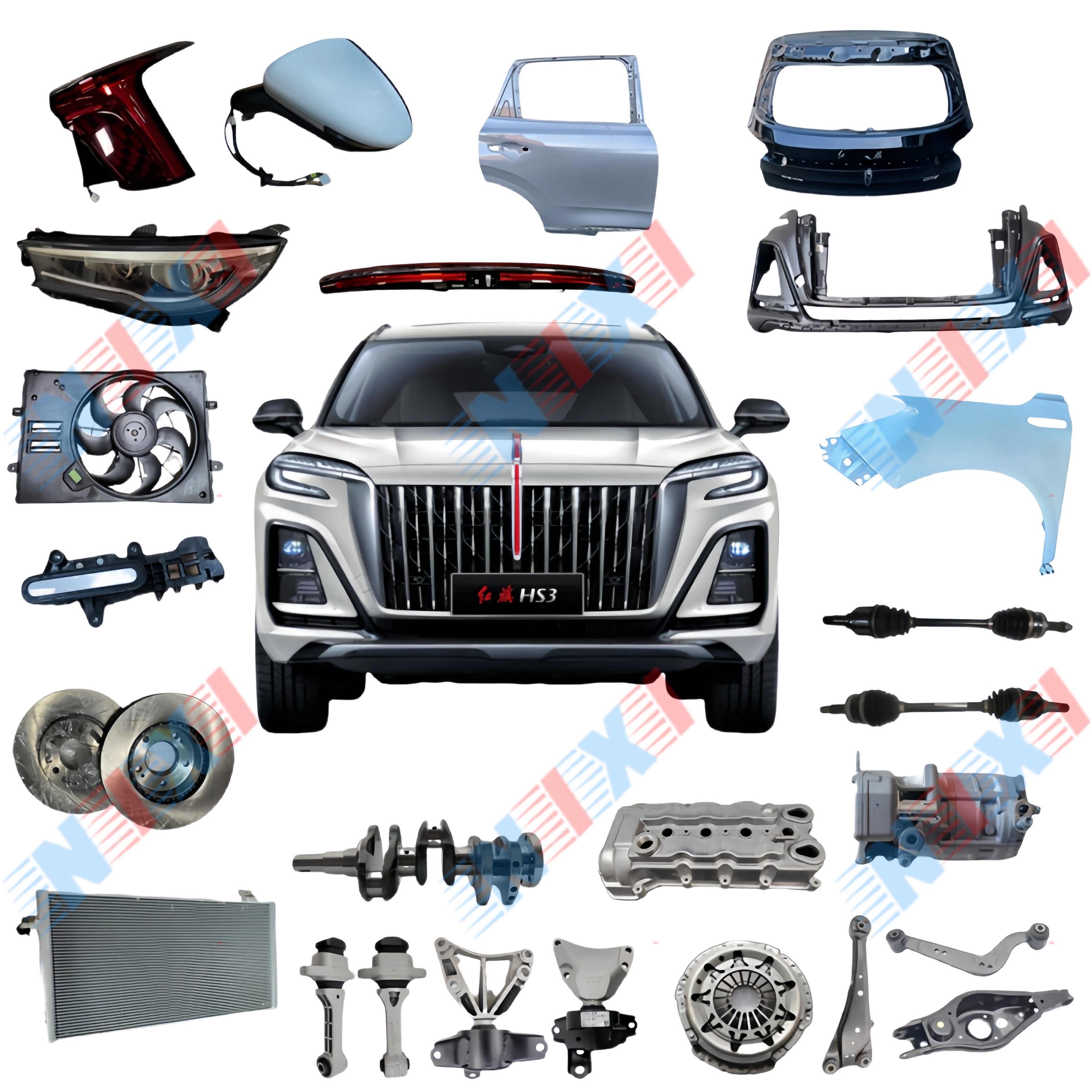 Full Vehicle Spare Parts For Hongqi HS3